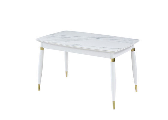 Tavolo da pranzo di lusso leggero dell'ardesia di stile 130cmx80cmx76cm