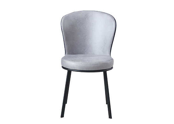 Famiglia Grey Upholstered Dining Chair del ferro battuto