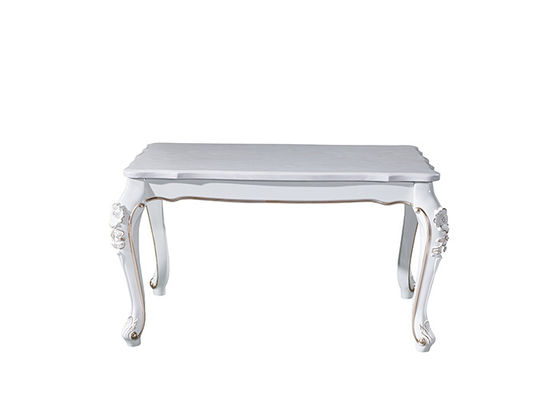 Tavolo da pranzo di marmo alla moda della famiglia europea di 130x80x76cm
