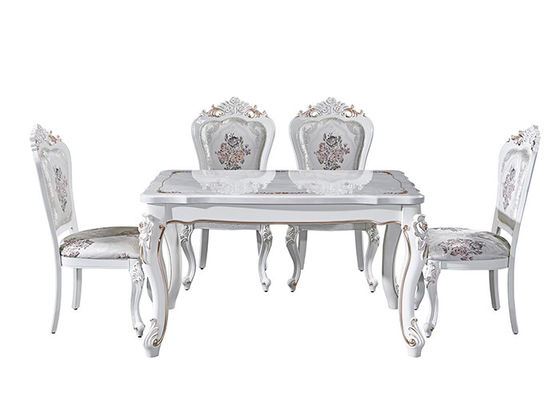 tavolo da pranzo superiore di marmo bianco di 80cmx130cmx75cm