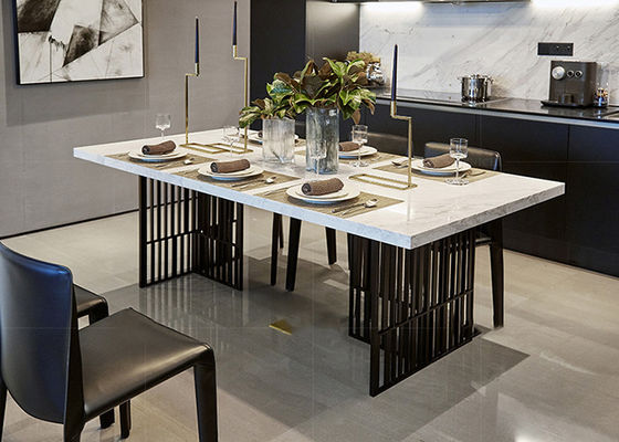 51&quot; cima del marmo di progettazione del tavolo da pranzo di modo di x31 ' x31»