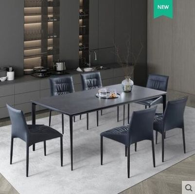 Graffio di lusso leggero nordico del tavolo da pranzo del marmo del minimalista resistente