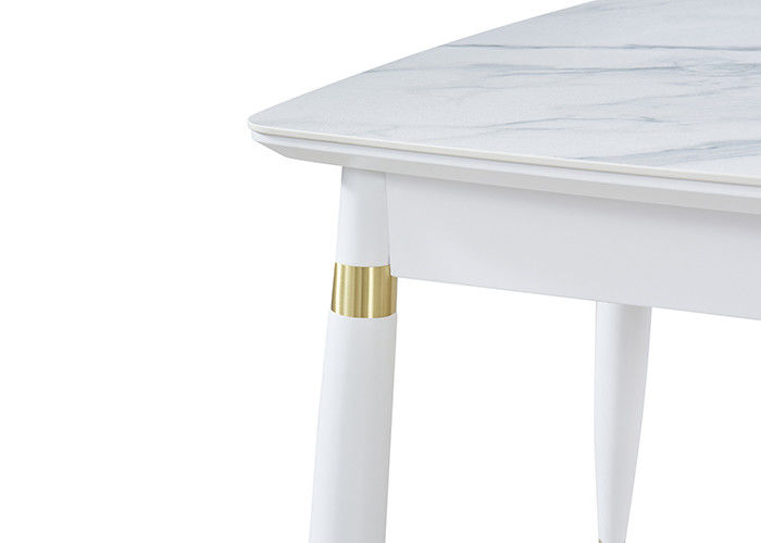 Tavolo da pranzo di lusso leggero dell'ardesia di stile 130cmx80cmx76cm