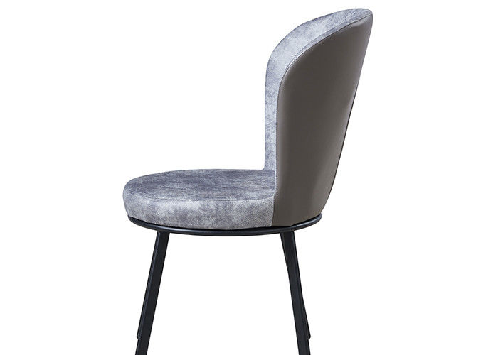 Luce moderna Gray Upholstered Dining Chairs dell'ufficio