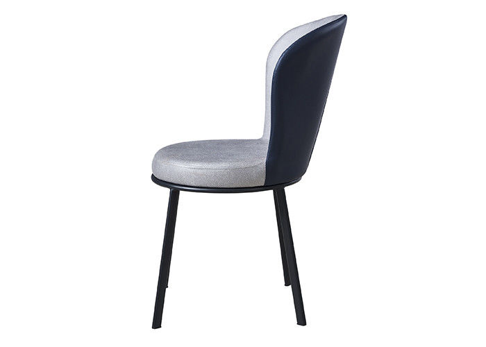 Famiglia Grey Upholstered Dining Chair del ferro battuto