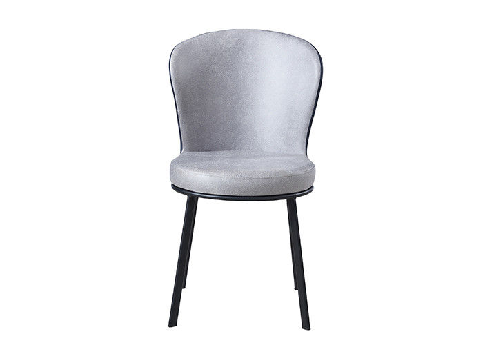 Famiglia Grey Upholstered Dining Chair del ferro battuto