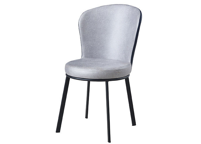 Famiglia Grey Upholstered Dining Chair del ferro battuto