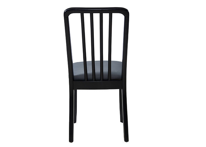 Gambe di cuoio della quercia di Grey Upholstered Dining Chairs With delle biblioteche