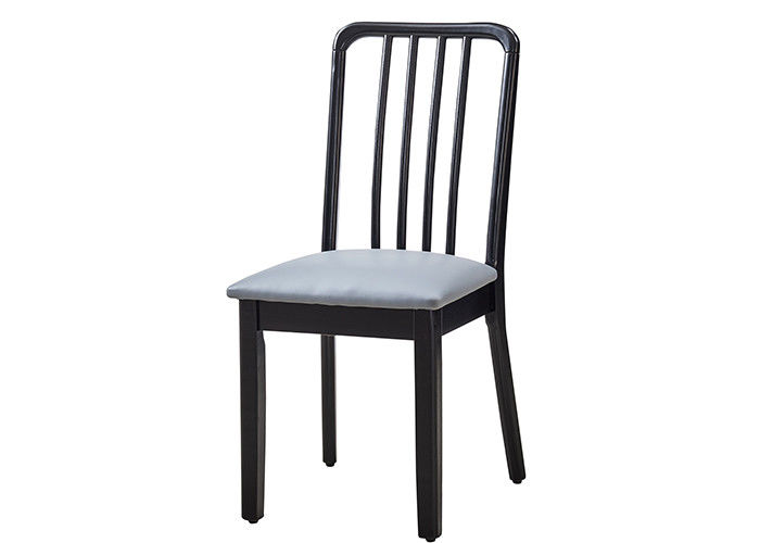 Gambe di cuoio della quercia di Grey Upholstered Dining Chairs With delle biblioteche
