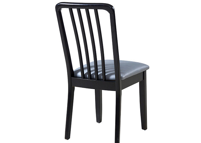 Gambe di cuoio della quercia di Grey Upholstered Dining Chairs With delle biblioteche