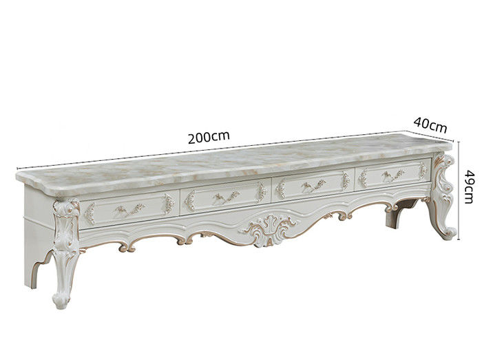 tavolino da salotto di marmo di 220cmx40cmx49cm ed unità della TV