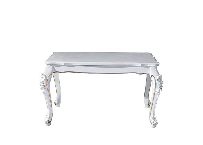 Tavolo da pranzo di marmo alla moda della famiglia europea di 130x80x76cm