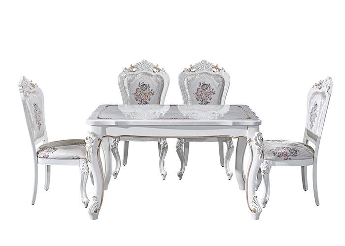 tavolo da pranzo superiore di marmo bianco di 80cmx130cmx75cm