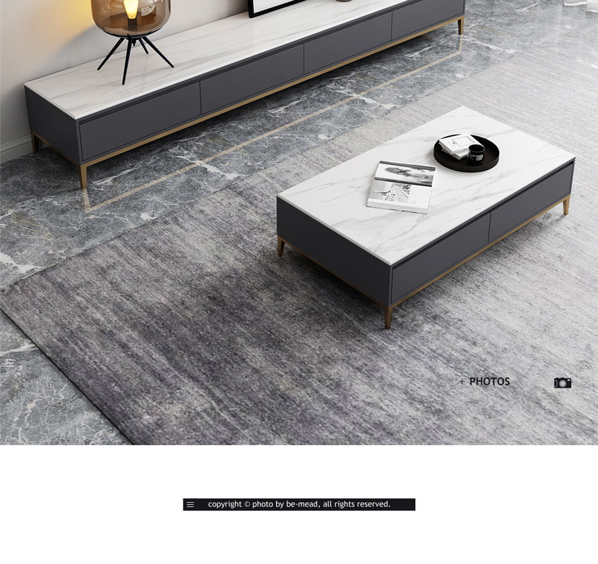 insieme minimalista del tavolino da salotto dell'unità di 200x40x25cm TV