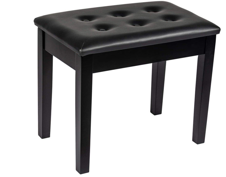 Banco del piano del doppio del Odm della tastiera del duetto con il nero di cuoio dell'ampio Faux di Seat di stoccaggio