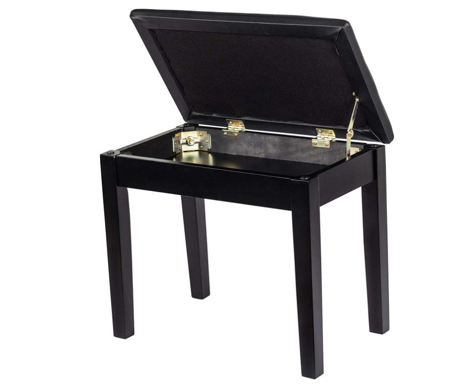 Banco del piano del doppio del Odm della tastiera del duetto con il nero di cuoio dell'ampio Faux di Seat di stoccaggio
