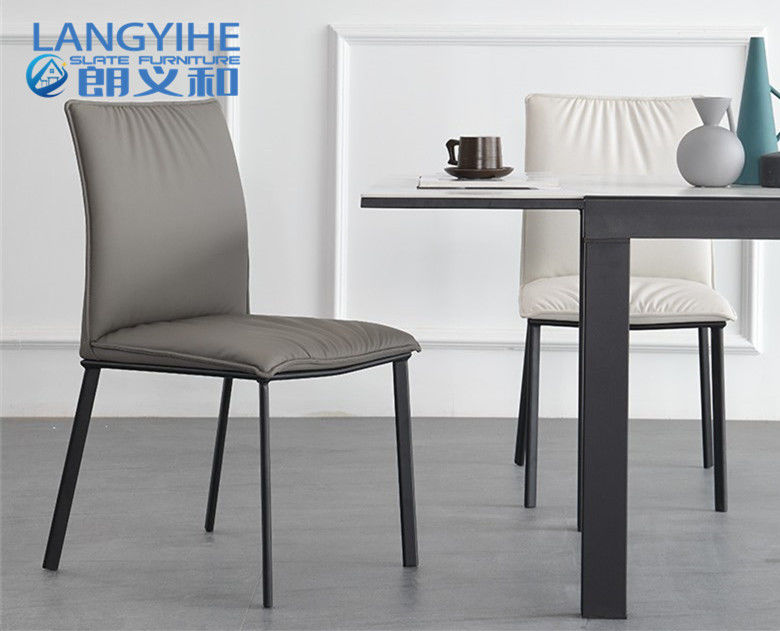 Tavolo da pranzo minimalista moderno del Odm dell'ardesia ritrattabile del quadrato