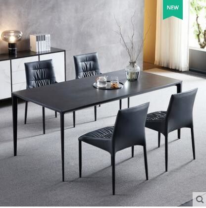 Graffio di lusso leggero nordico del tavolo da pranzo del marmo del minimalista resistente